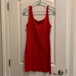 Red dress
